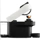 Espresso makinesi Krups Vertuo Pop Coconut XN 9201, 1500W, kapsül gücü, 0,56 l, otomatik kapanma Siyah/beyaz