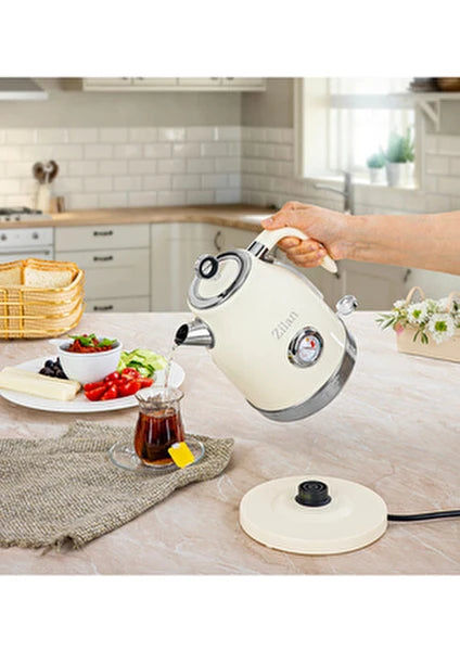 Retro su ısıtıcısı Zilan ZLN1184, 2200W, 1,7L, 360° hareketli taban, ışık göstergesi, susuz çalışmaya karşı koruma, otomatik veya manuel AÇMA/KAPAMA