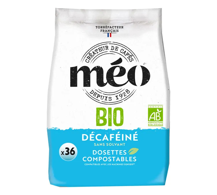 Cafés Méo Organic Decaf Senseo /36/