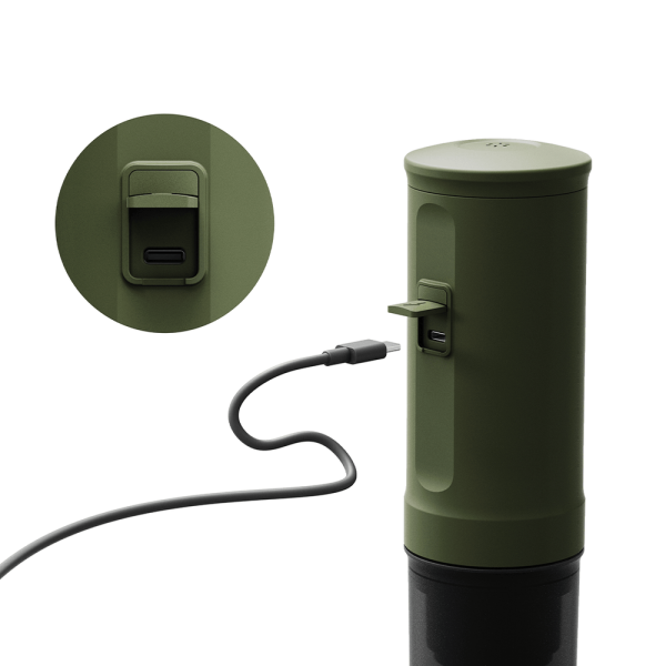 Outin Nano Taşınabilir Espresso Makinesi (Renk:Forest Green)