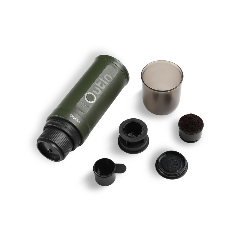 Outin Nano Taşınabilir Espresso Makinesi (Renk:Forest Green)
