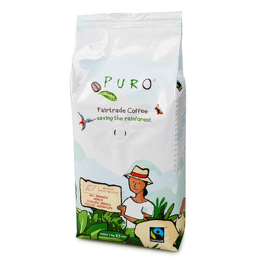PURO Bio Organik Kahve Çekirdekleri – 1 KG.
