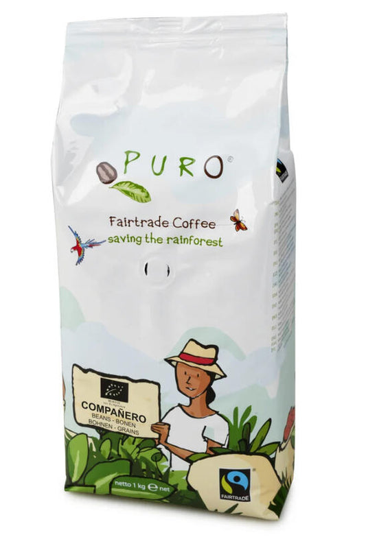 PURO Bio Companero kahve çekirdekleri – 1 KG.