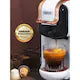 Çok İşlevli 5'i 1 Arada Espresso Kahve Makinesi Hibrew, öğütülmüş kahve, Nespresso kapsülleri, Dolce Gusto, Lavazza, Ese kapsülleri, K-cup, 1450 W, 19 bar, Beyaz