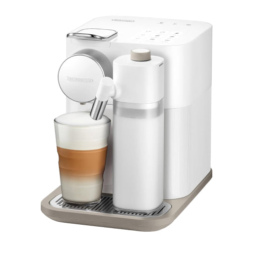 Kapsüller için Espresso kahve makinesi Delonghi Nespresso Gran Lattissima EN640.W