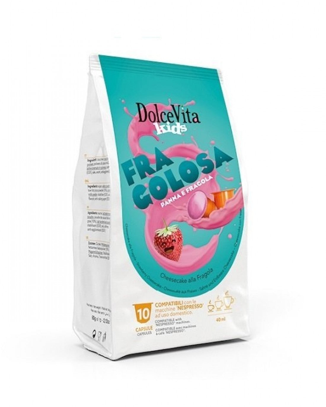 DOLCE VITA FRAGOLOSA - Nespresso uyumlu - 10 kapsül