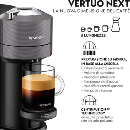 Delonghi Nespresso Vertuo Next ENV120.GY kapsüllü espresso kahve makinesi