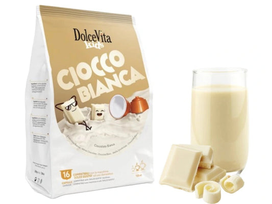 Dolce Gusto için Dolce Vita BEYAZ ÇİKOLATA 16 kapsül
