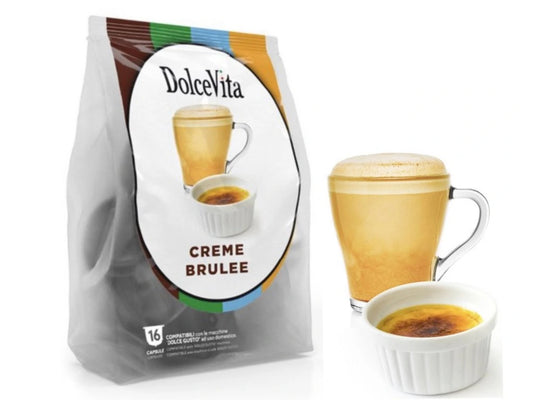 Dolce Gusto 16 kapsül için Dolce Vita CREME BRULÉE