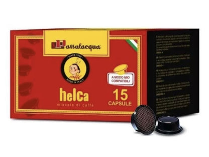 Lavazza ve Modo Mio için Passalacqua HELCA Kapsülleri 15 adet