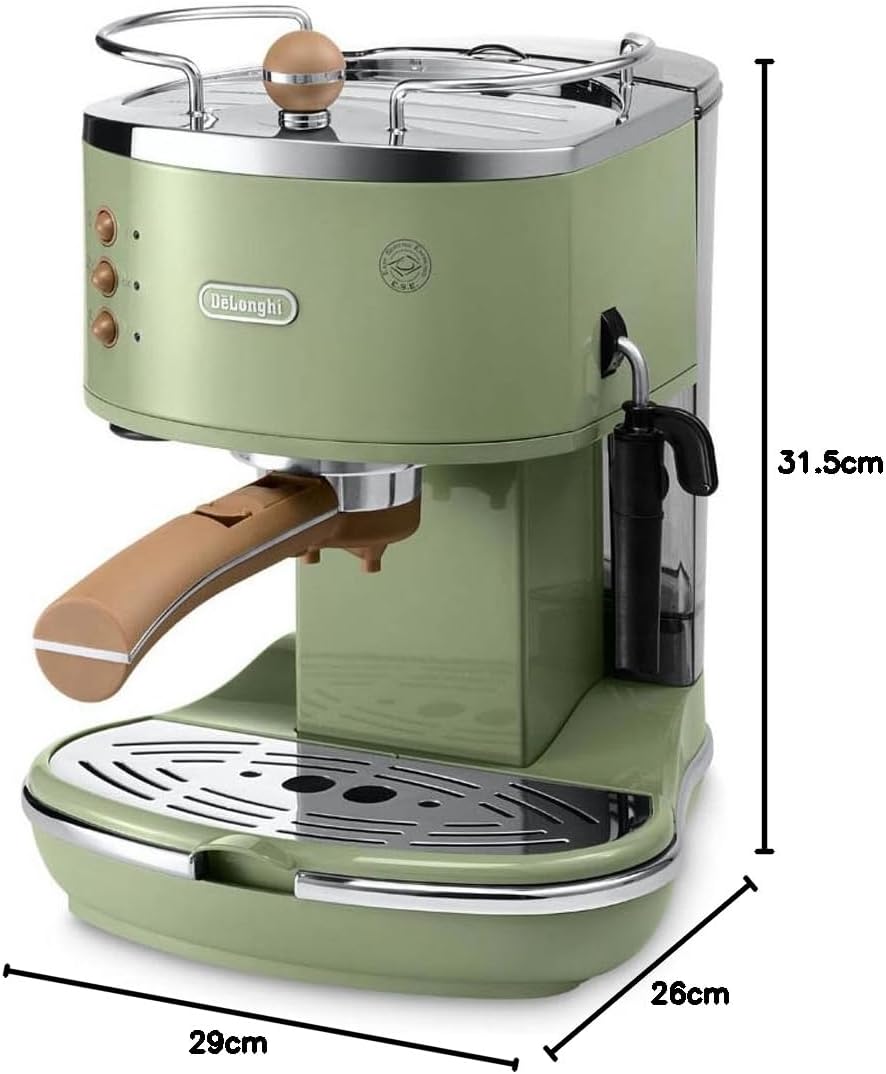 De'Longhi ECOV 311.GR Espresso Portafilter Machine (1100 Watt)