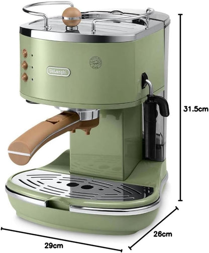 De'Longhi ECOV 311.GR Espresso Portafilter Machine (1100 Watt)