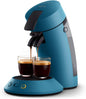 Philips Senseo Original Plus Coffee Pad Machine, Coffee Strength Selection, Coffee Boost Technology, Recycled Plastic, Blue Pavone (CSA210/00)