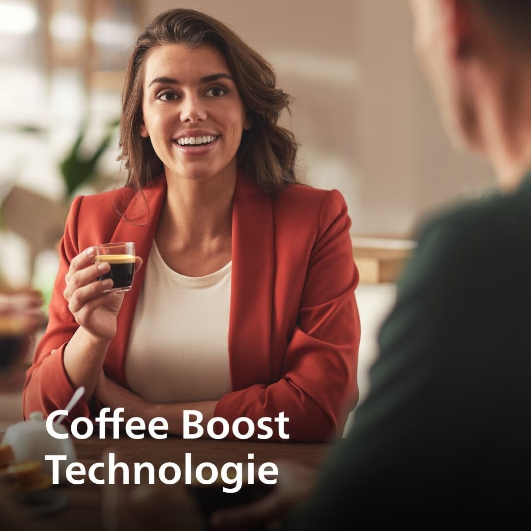 Philips Senseo Original Plus Coffee Pad Machine, Coffee Strength Selection, Coffee Boost Technology, Recycled Plastic, Blue Pavone (CSA210/00)