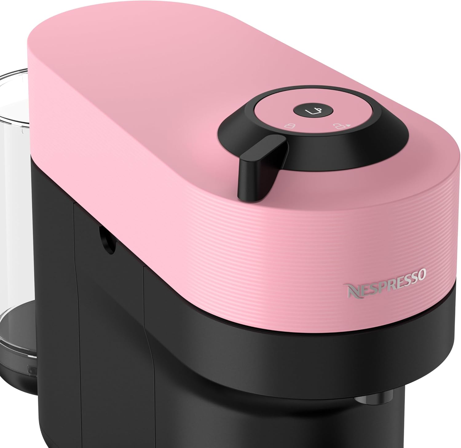 Nespresso De'Longhi Vertuo Pop ENV90.P Capsule Coffee Machine, Cold Brew Function, 4 Cup Sizes, Bluetooth & Wi-Fi Connectivity, 1 Cup Coffee Machine with Welcome Pack, Pink
