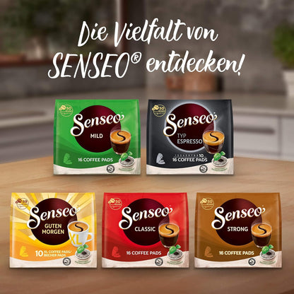 Senseo Pads Premium Selection, 5 x 16 Drinks, 80 Coffee Pods
