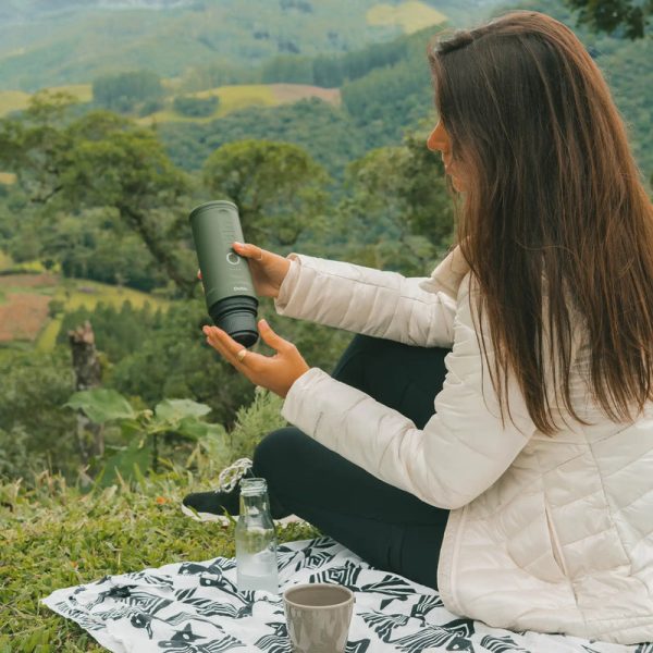 Outin Nano Taşınabilir Espresso Makinesi (Renk:Forest Green)