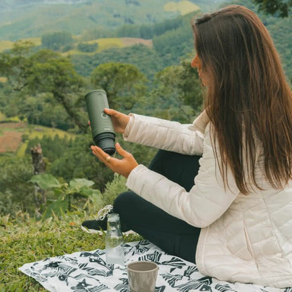 Outin Nano Taşınabilir Espresso Makinesi (Renk:Forest Green)