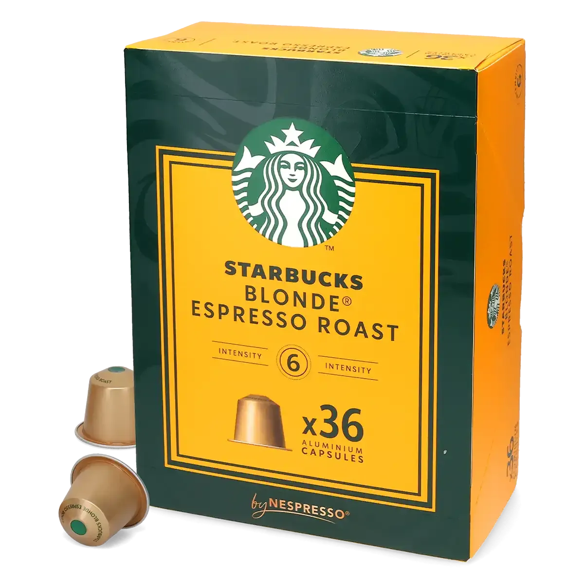 Sarı Espresso Kavrulmuşu 36 Starbucks® by Nespresso® kapsülü
