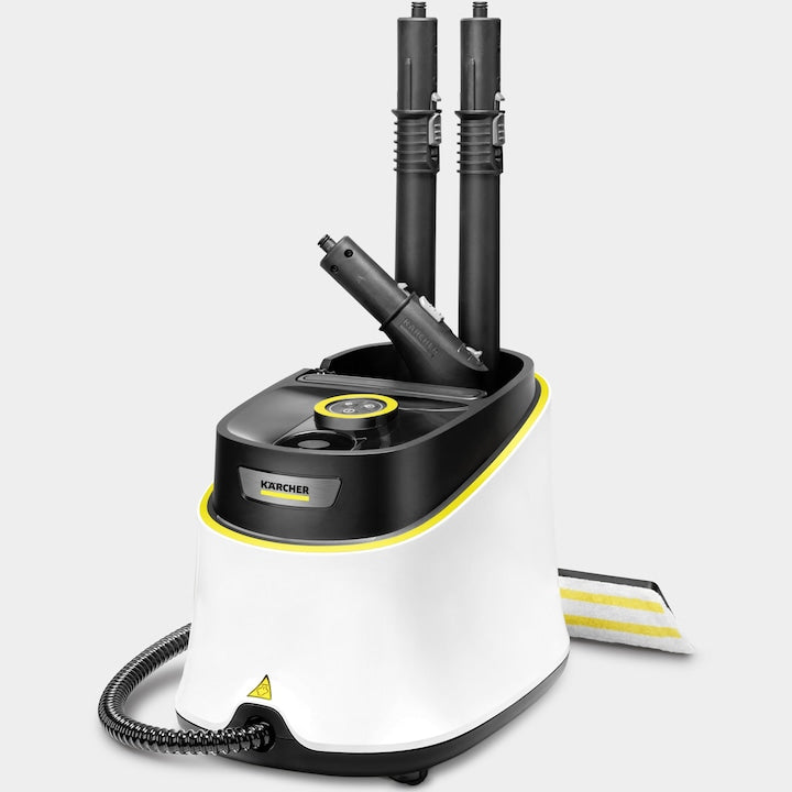 Buharlı temizleyici Karcher SC 3 Deluxe, 1.513-430.0, 1900W, 3.5 bar, Isınma süresi 0.5 dk., Beyaz/Siyah