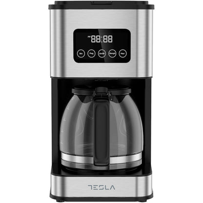 Kahve makinesi Tesla CMF201BX, 900W, Dijital ekran, 1,5 l, Paslanmaz çelik