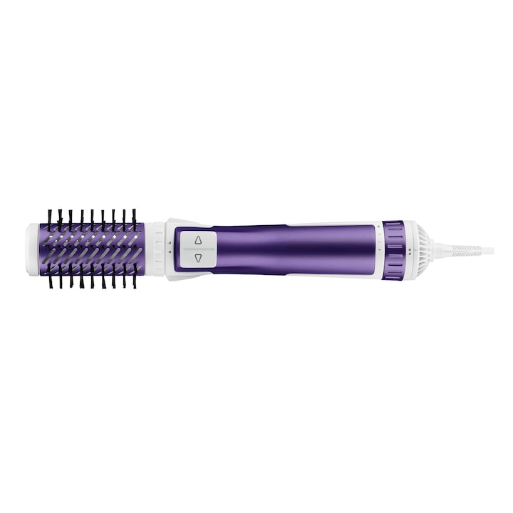 Elektrikli saç fırçası Rowenta Brush Activ' Volume&Shine 2 CF9530F0, 1000W, 2 sıcaklık ve hız ayarı, İyonizasyon, 2 fırça, Seramik kaplama