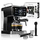 Vertenz Puro 40 kahve makinesi, 20 bar, 1350 W, termoblok ısıtma sistemi, soğuk espresso hazırlama imkanı, 5 çeşit içecek, Siyah