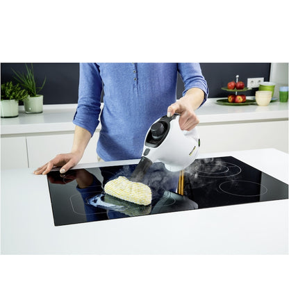 Buharlı temizleyici Karcher SC 1 EasyFix, 1.516-401.0, 1200 W, 3 bar, Tank 0,2 l, Isınma süresi 3 dk., Beyaz / Siyah