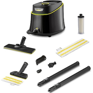 Çok işlevli buharlı temizleyici Karcher SC 3 Deluxe Anniversary Edition 1.513-436.0, 1900 W, 3,5 bar, Isıtma süresi 0,5 dk, 1 l tank, Siyah