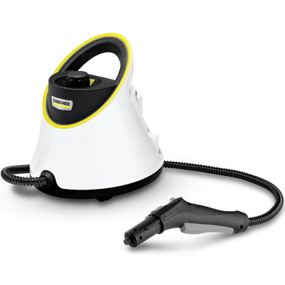Buharlı temizleyici Karcher SC 2 Deluxe, 1.513-400.0, + tek kullanımlık paspas, 1500W, 3.2 bar, 1 l, Isınma süresi 6.5 dk, Beyaz/Siyah