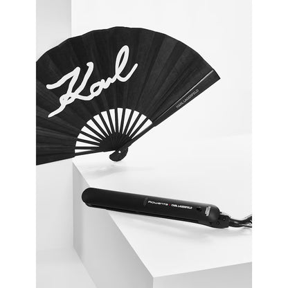 EasyLiss Karl Lagerfeld SF161LF0 Saç Düzleştirici, Seramik Turmalin, 200 °C, Akıllı Plakalar, Düzleştirme ve Kıvırma Fonksiyonu, Hızlı Isınma, 1,8 m Kablo, Siyah/Kırmızı
