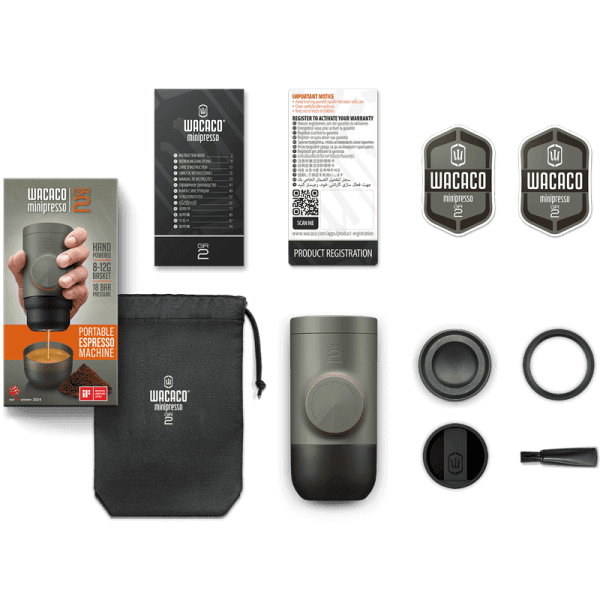 Taşınabilir kahve makinesi – Wacaco® Minipresso GR2